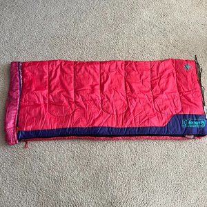 Coleman Kids 50°F Sleeping Bag, Pink color, Used